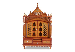 Beautiful Hand Carved Teak Wooden Temple