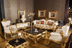 Luxury Design Exquisite Carving Sofa Set
