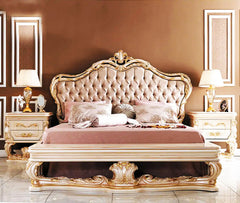 A luxury european bed set