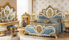 Luxury European Style Hand Carving Bed