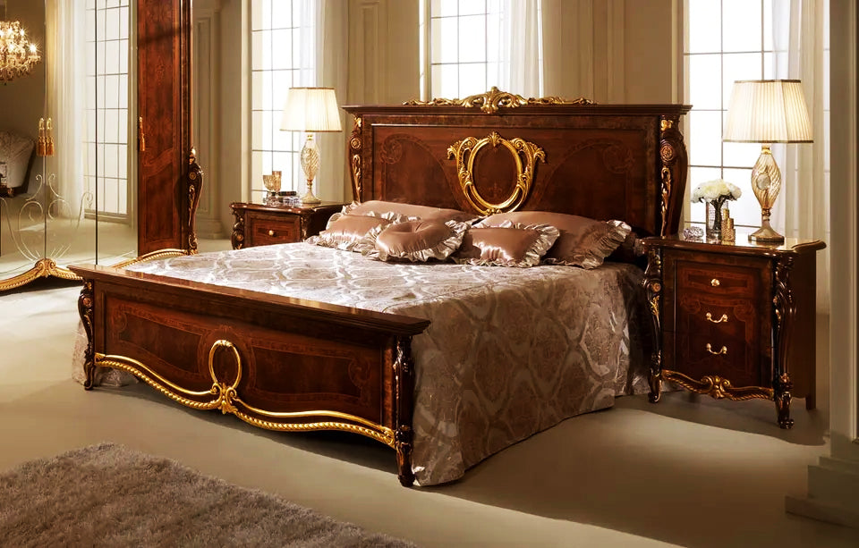 A modern luxury bed set