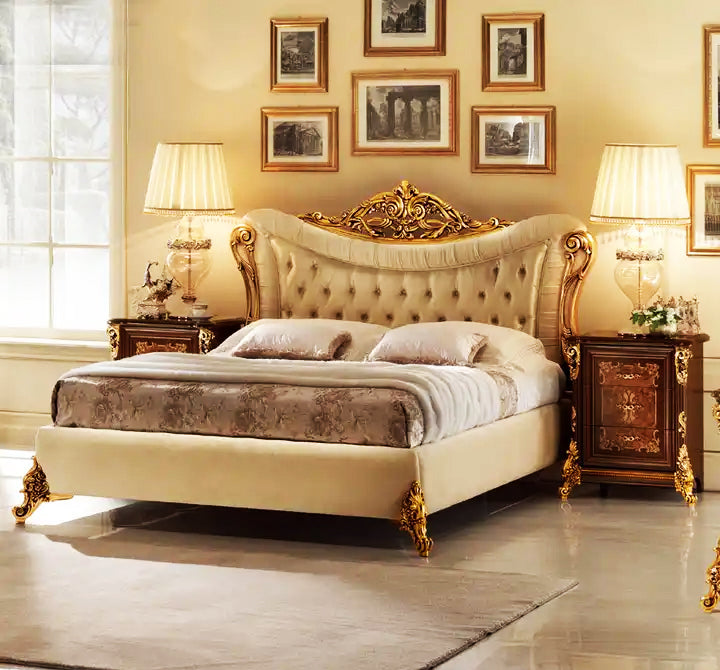 A modern italian bed set