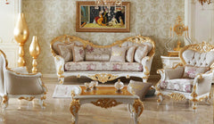 Luxury Italian villa Living Room Carving Sofa Set