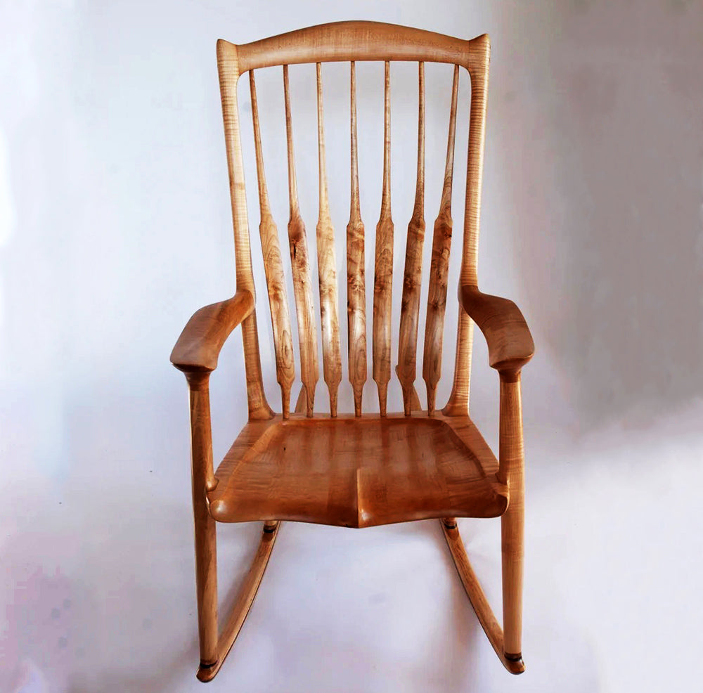 Hand Crafted Rocking Chair Handcrafted Solid Teakwood Rocking Chair – Healsway