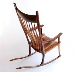 Carved Rocking Chair with Teakwood