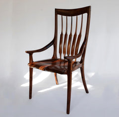 Handcrafted High Back Arm Chair