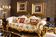 Luxury Design Exquisite Carving Sofa Set