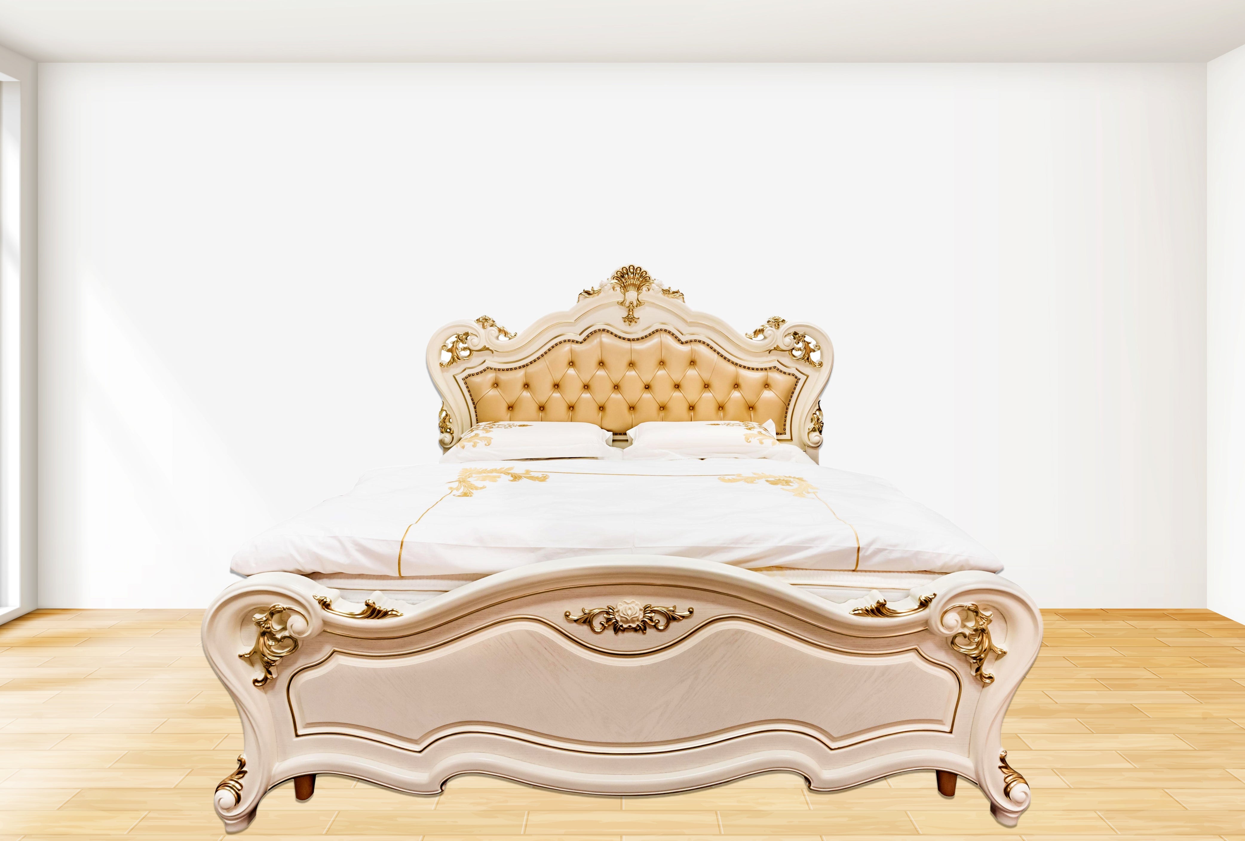 A luxurious bed set