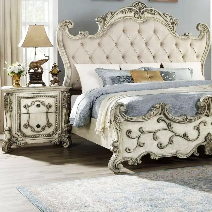 A luxurious bed set