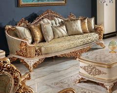 Luxury Heavy Antique Design Carving Sofa Set