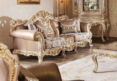 Luxury Design Solid Teak Wood Carving Sofa Set