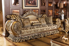 Luxury Antique Design Solid Teak Wood Carving Sofa Set