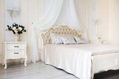 Luxury Modern European Style Hand Carving Bed