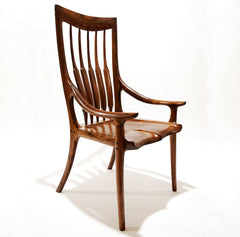 Handcrafted High Back Arm Chair