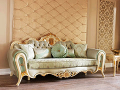 Luxury European Style Living Room Carving Sofa Set
