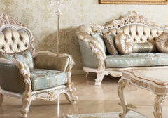 Classical Hand Carved Luxury Vorates Sofa Set