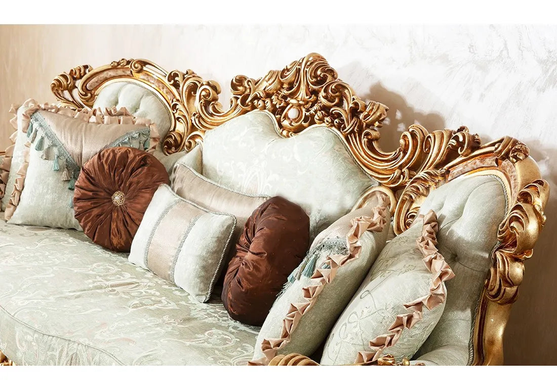 Royal Design Hand Carved Sultan Sofa Set