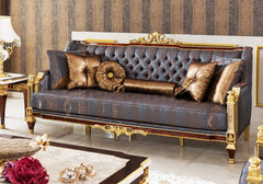 Ossetia 3 Seater Carved Sofa Set