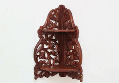 Antique Hand carved Wooden Wall Corner