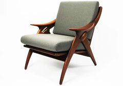 Modern Style Unique Wooden Arm Chair