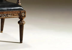 Fully Royal and Antique Look Handmade Wooden Arm Chair