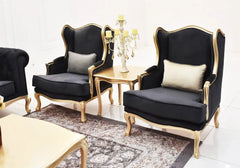 Luxurious and Classical Lite Carving Sofa Set and Chair