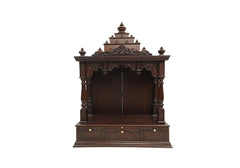 Classic hand carved wooden temple