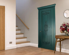 Luxury and classic wooden door