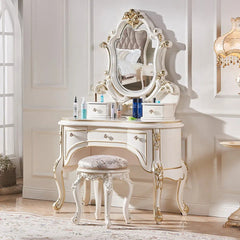 Luxury Modern Bespoke Style Carving Dressing Table