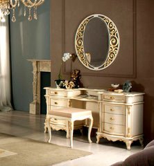 Classic European Style Hand Carving Dressing Table