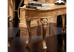 Luxury European Style Teak Wooden Office Table