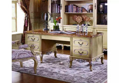 Hand Carved Home Office Working Desk