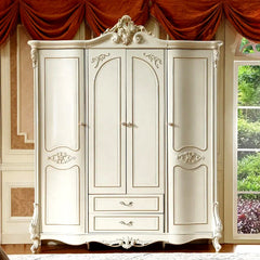 Luxury European Style Hand Carving Armoire