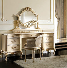 Classic Modern Glossy French Style Dressing Table