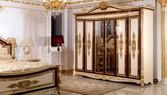 Exquisite European Style Hand Carving Armoire