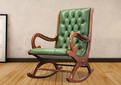 Wooden Handcrafted Royal Colonial Rocking Chair