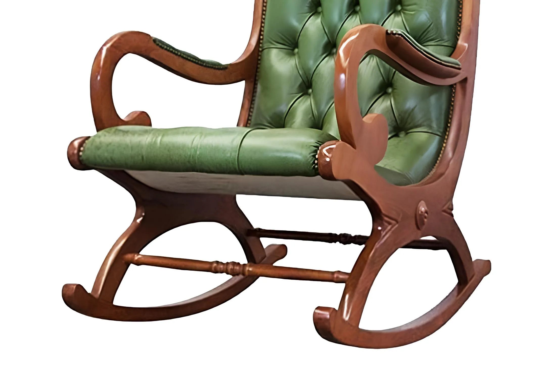 Colombian Rocking Chair Wooden Handcrafted Royal Colonial Rocking Chair – Healsway