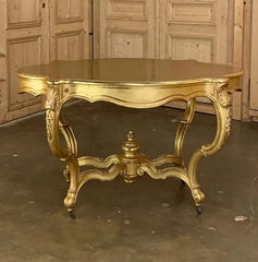 Luxury European Style Hand Carving Side Table