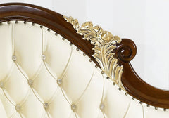 Royal Look Teakwood Handmade Deewan Chaise Lounge