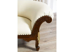 Royal Look Teakwood Handmade Deewan Chaise Lounge