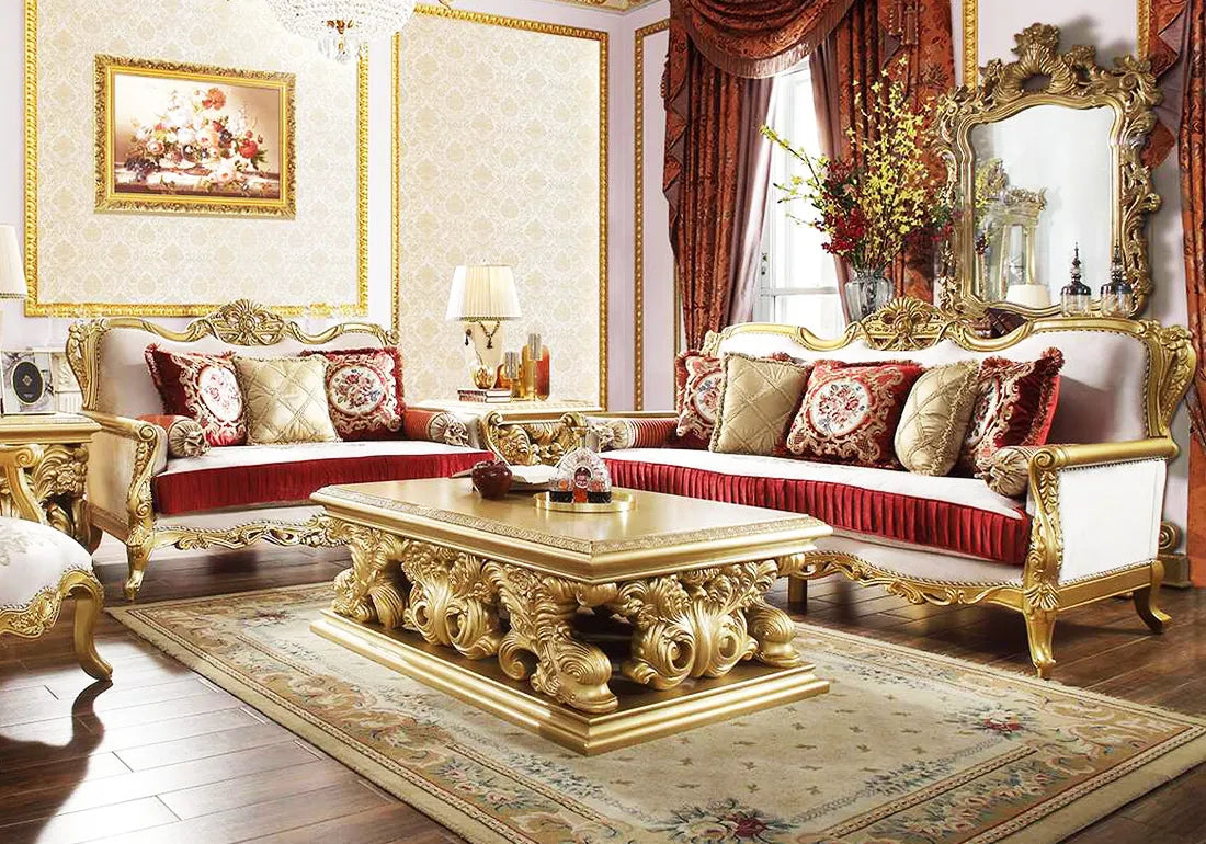 Heavy Wooden Carving Sofa set