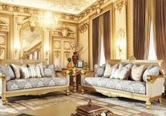 Luxury Look Classical Handmade Omaha Sofa Set