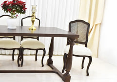 Handmade Classical Wooden Dining Table Set