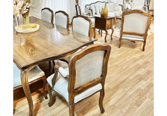 Classical and Wooden Dining Table and Chairs