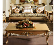 Classical And Handcrafted Teakwood Sofa Set