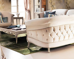 Luxurious Solid Wood Classical Sofa Set