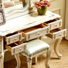 Luxury Modern Glossy French Style Dressing Table