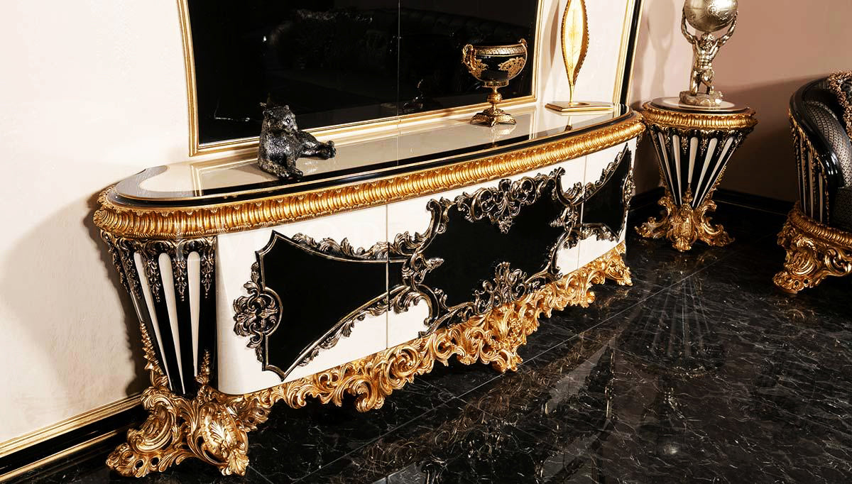 Classic And Premium Hand Carving TV Unit