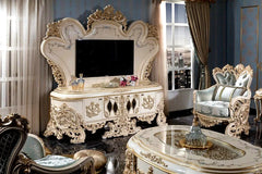 Classic And Luxury Carving TV Unit