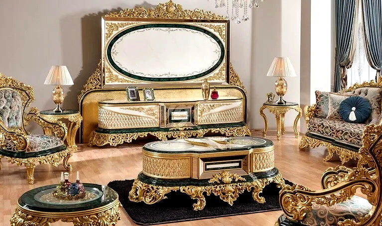 Classic And Elegant Carving TV Unit